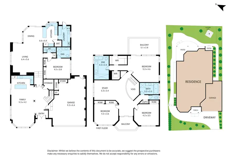 Floorplan of Homely house listing, 5 Feathertop Rise, Wheelers Hill VIC 3150
