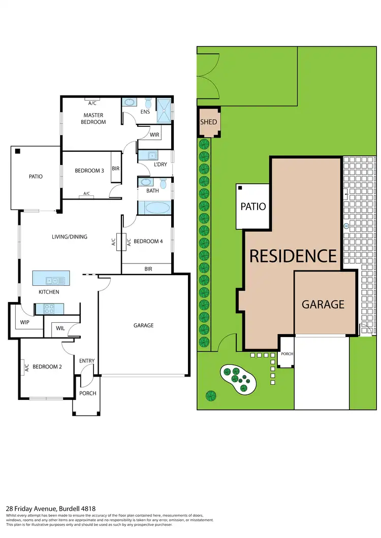 Floorplan of Homely house listing, 28 Friday Avenue, Burdell QLD 4818