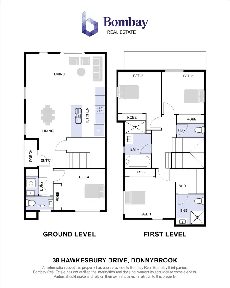 Floorplan of Homely house listing, 38 Hawkesbury Drive, Donnybrook VIC 3064