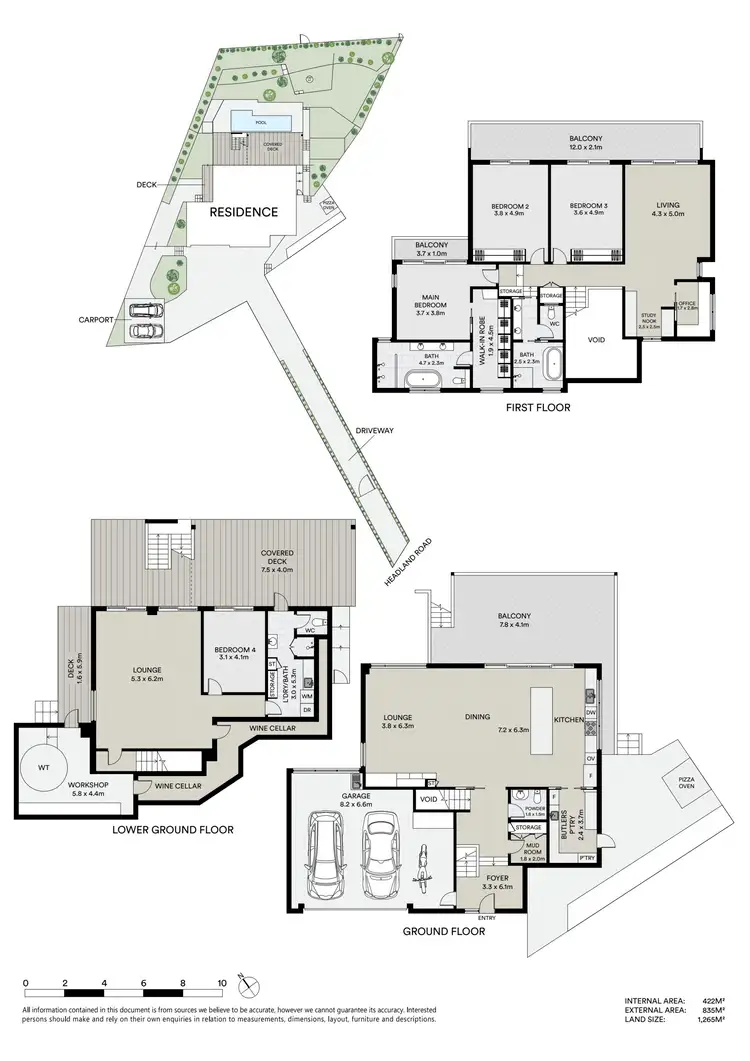 Floorplan of Homely house listing, 1 Headland Road, Castle Cove NSW 2069
