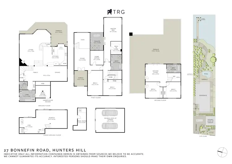 Floorplan of Homely house listing, 27 Bonnefin Road, Hunters Hill NSW 2110