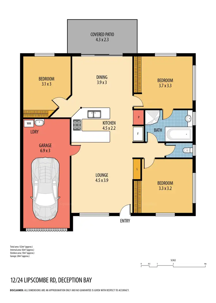 Floorplan of Homely unit listing, 12/24-26 Lipscombe Road, Deception Bay QLD 4508