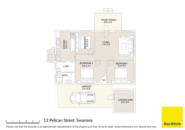 Floorplan of Homely house listing, 12 Pelican Street, Swansea NSW 2281