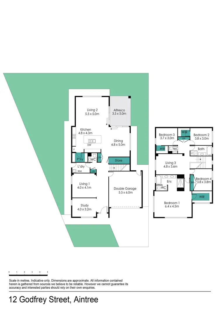 Floorplan of Homely house listing, 12 Godfrey Street, Aintree VIC 3336