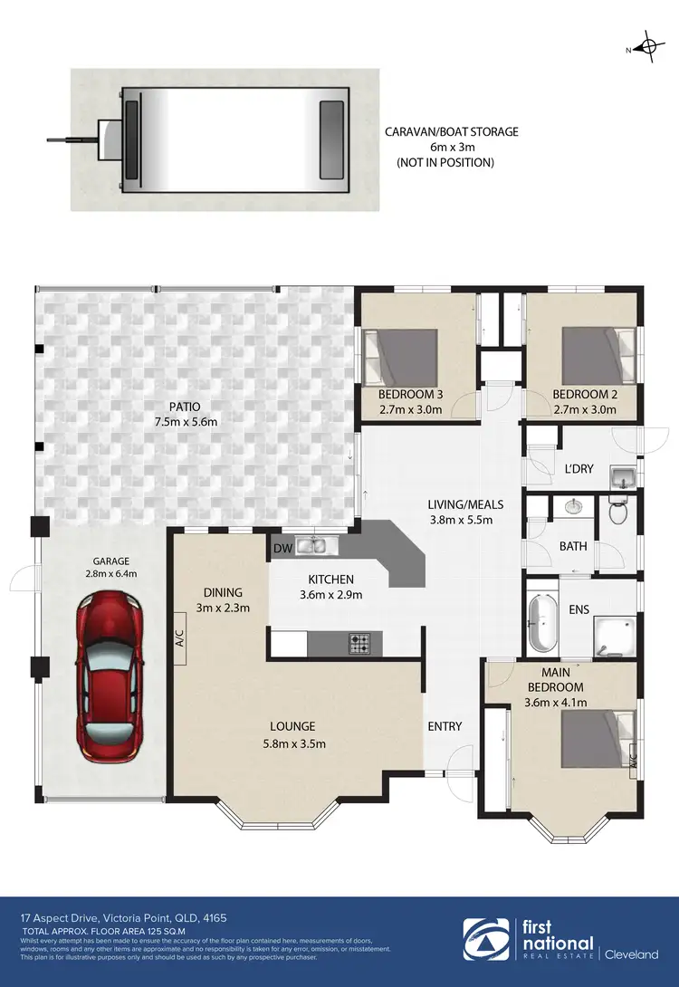 Floorplan of Homely house listing, 17 Aspect Drive, Victoria Point QLD 4165