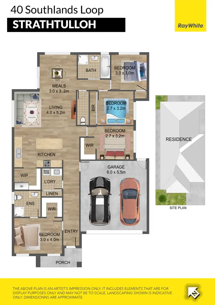 Floorplan of Homely house listing, 40 Southlands Loop, Strathtulloh VIC 3338