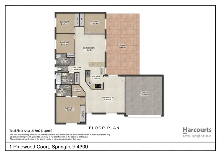 Floorplan of Homely house listing, 1 Pinewood Court, Springfield QLD 4300