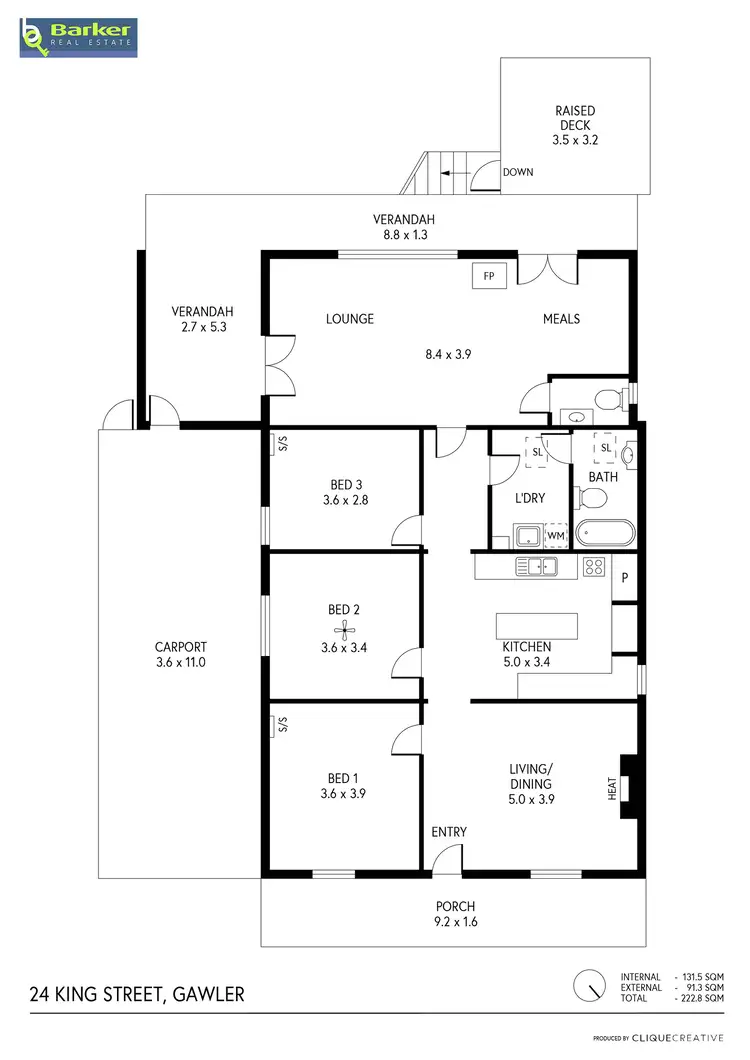 Floorplan of Homely house listing, 24 King Street, Gawler SA 5118