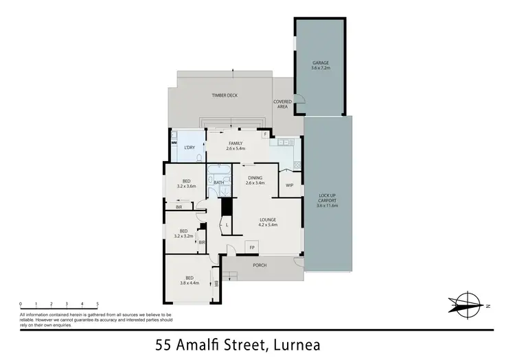 Floorplan of Homely house listing, 55 Amalfi Street, Lurnea NSW 2170