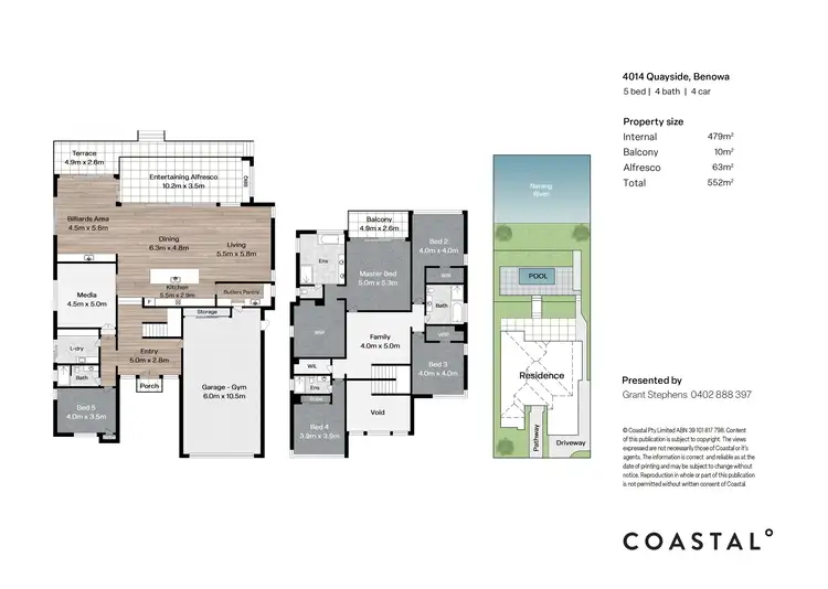 Floorplan of Homely house listing, 4014 Quayside, Benowa QLD 4217