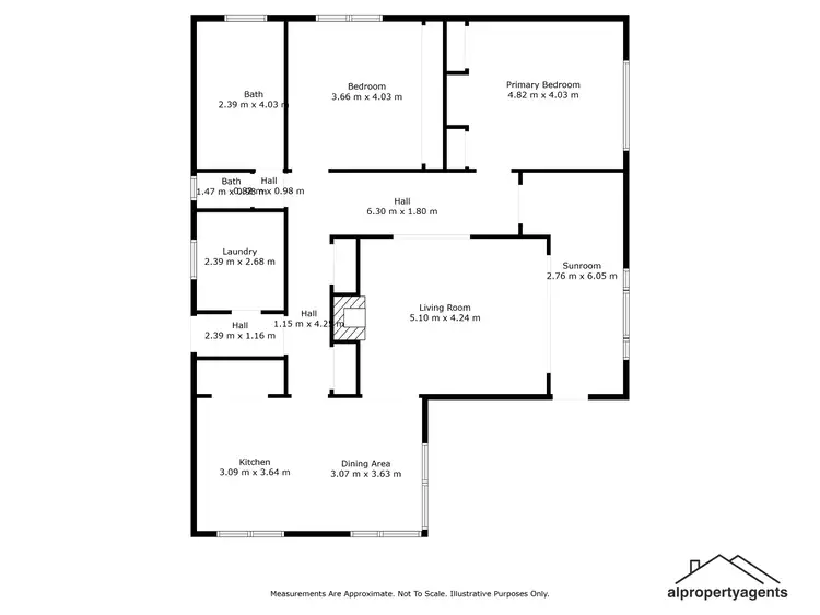 Floorplan of Homely house listing, 12 Banool Street, Horsham VIC 3400