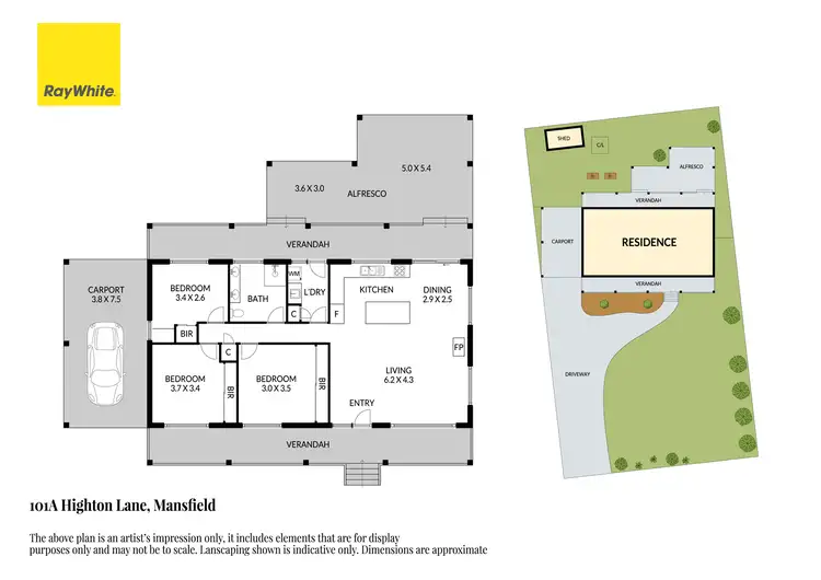 Floorplan of Homely house listing, 101A Highton Lane, Mansfield VIC 3722