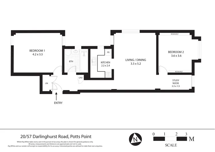 Floorplan of Homely apartment listing, 20/57 Darlinghurst Road, Potts Point NSW 2011