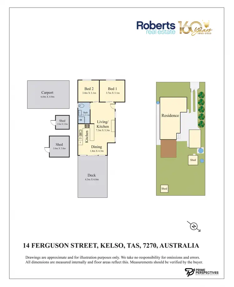 Floorplan of Homely house listing, 14 Ferguson Street, Kelso TAS 7270