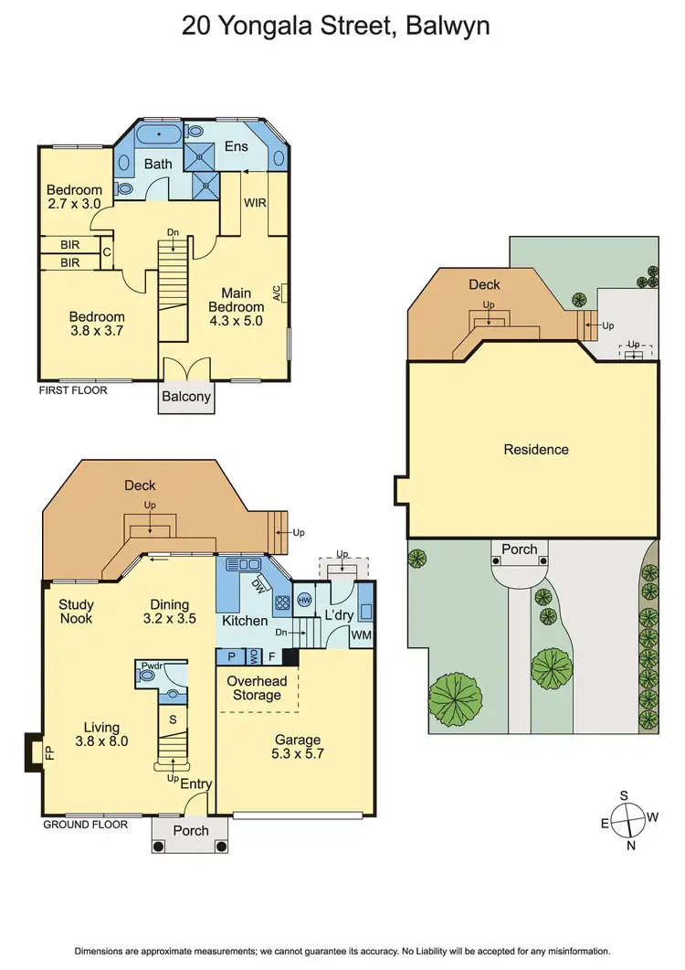 Floorplan of Homely townhouse listing, 20 Yongala Street, Balwyn VIC 3103