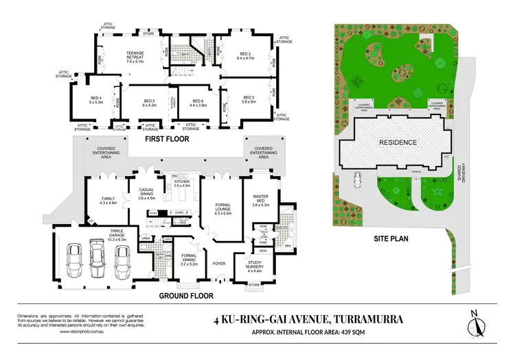 Floorplan of Homely house listing, 4 Ku-ring-gai Avenue, Turramurra NSW 2074