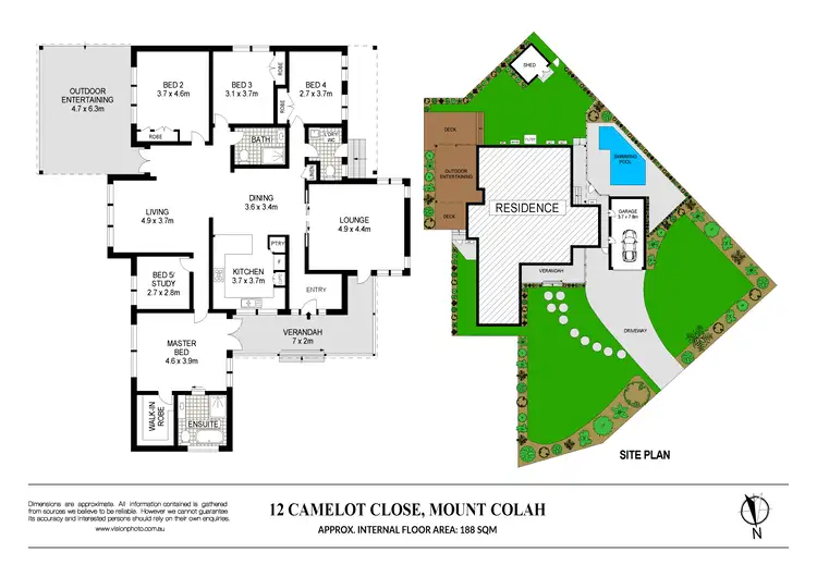 Floorplan of Homely house listing, 12 Camelot Close, Mount Colah NSW 2079