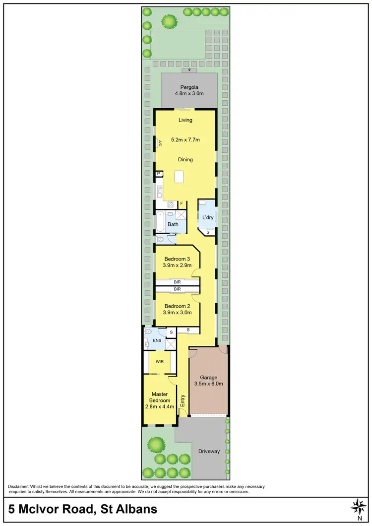 Floorplan of Homely house listing, 5 McIvor Road, St Albans VIC 3021