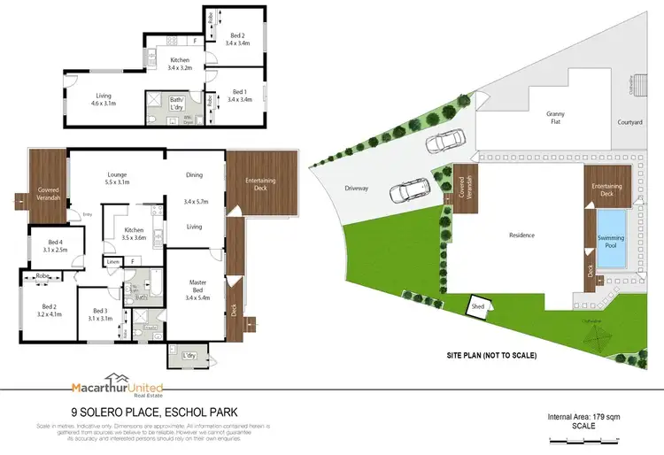 Floorplan of Homely house listing, 9 & 9A Solero Place, Eschol Park NSW 2558