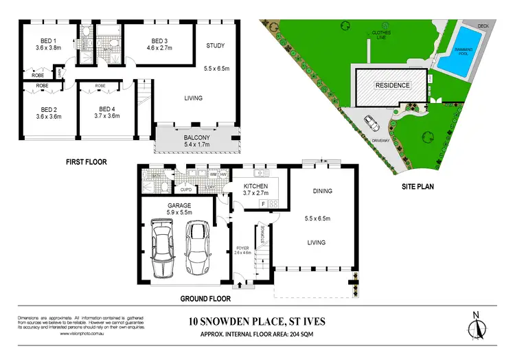 Floorplan of Homely house listing, 10 Snowden Place, St Ives NSW 2075