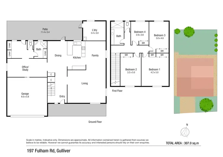 Floorplan of Homely house listing, 197 Fulham Road, Gulliver QLD 4812