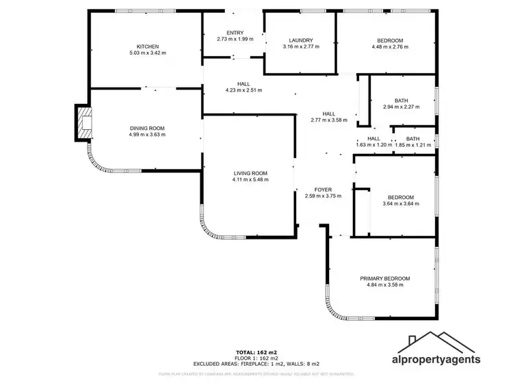 Floorplan of Homely house listing, 4 Kalimna Avenue, Horsham VIC 3400