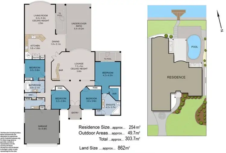 Floorplan of Homely house listing, 48 Monterey Keys Drive, Helensvale QLD 4212
