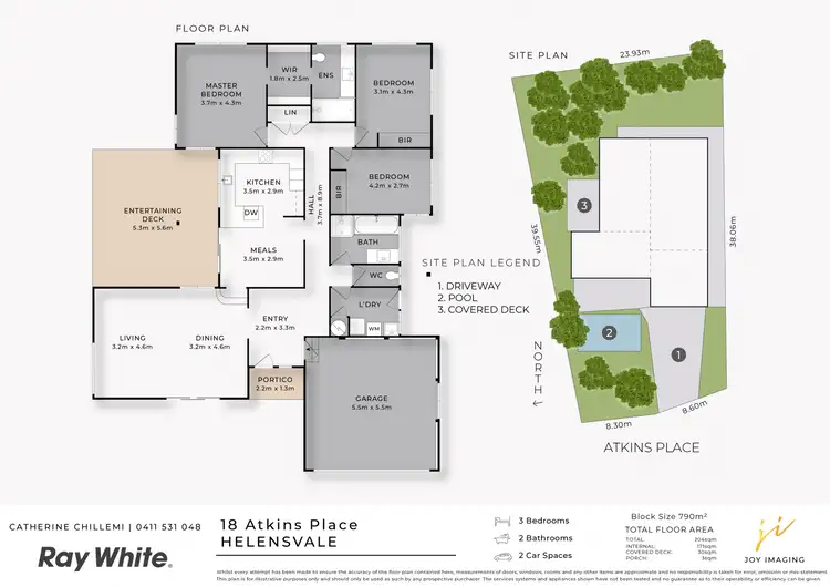 Floorplan of Homely house listing, 18 Atkins Place, Helensvale QLD 4212