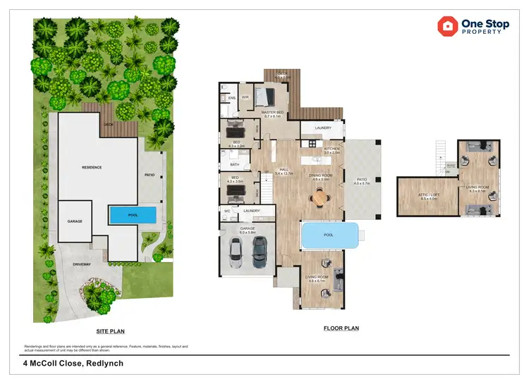 Floorplan of Homely house listing, 4 Mccoll Close, Redlynch QLD 4870