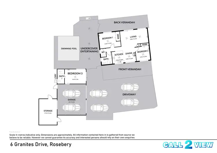 Floorplan of Homely house listing, 6 Granites Drive, Rosebery NT 832