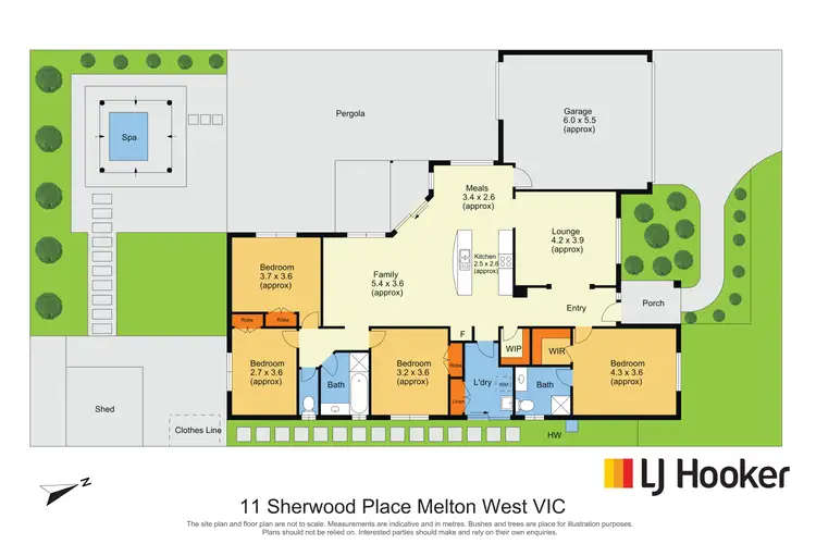Floorplan of Homely house listing, 11 Sherwood Place, Melton West VIC 3337