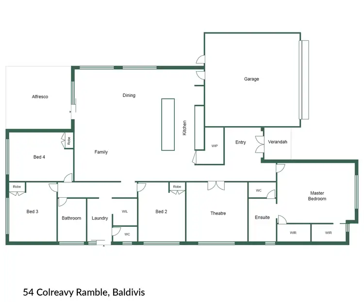Floorplan of Homely house listing, 54 Colreavy Ramble, Baldivis WA 6171