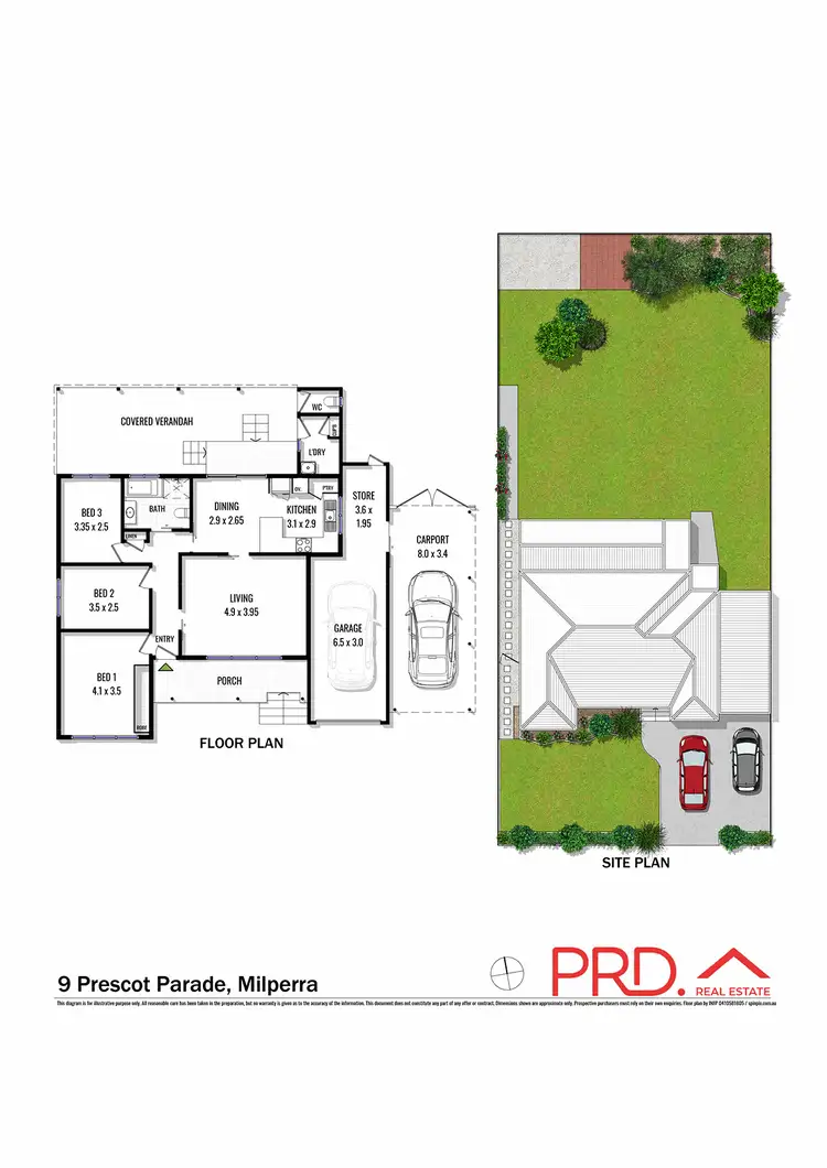 Floorplan of Homely house listing, 9 Prescot Parade, Milperra NSW 2214