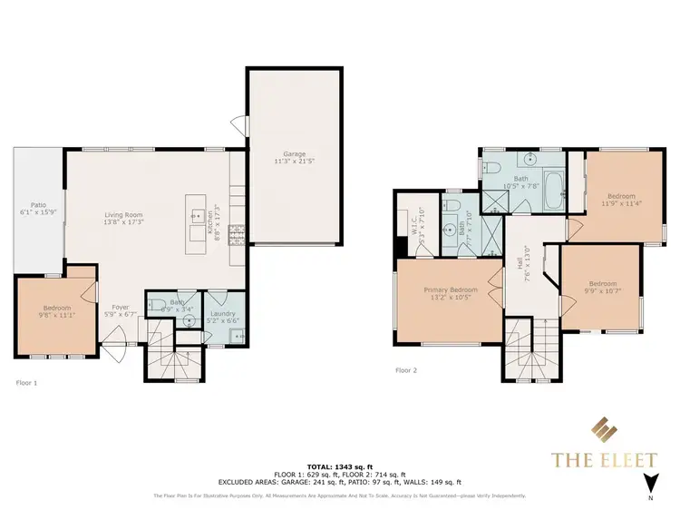 Floorplan of Homely house listing, 1/2 Canary Close, Truganina VIC 3029