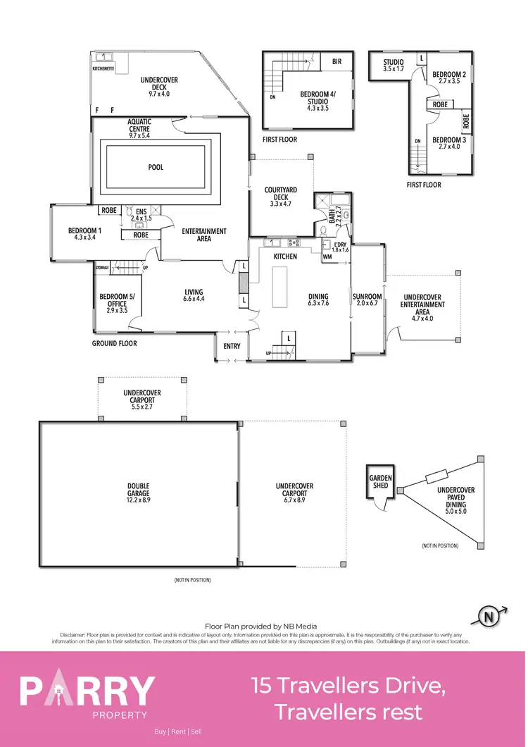 Floorplan of Homely house listing, 15 Travellers Drive, Travellers Rest TAS 7250