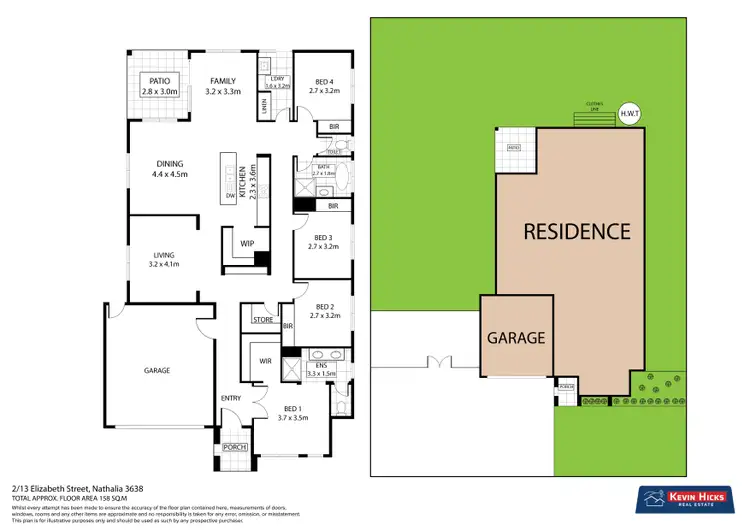 Floorplan of Homely house listing, 13/A Elizabeth Street, Nathalia VIC 3638