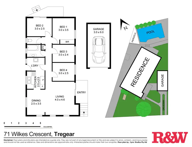 Floorplan of Homely house listing, 71 Wilkes Crescent, Tregear NSW 2770