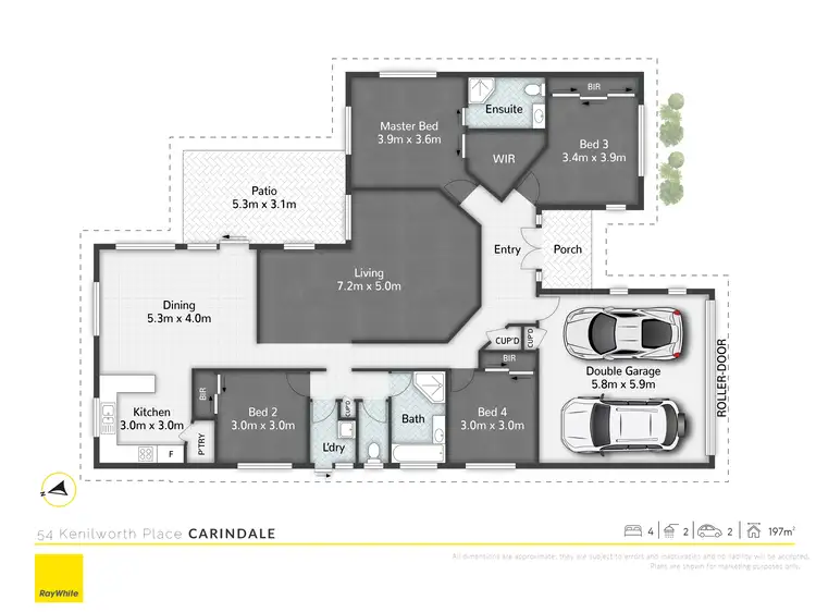 Floorplan of Homely house listing, 54 Kenilworth Place, Carindale QLD 4152