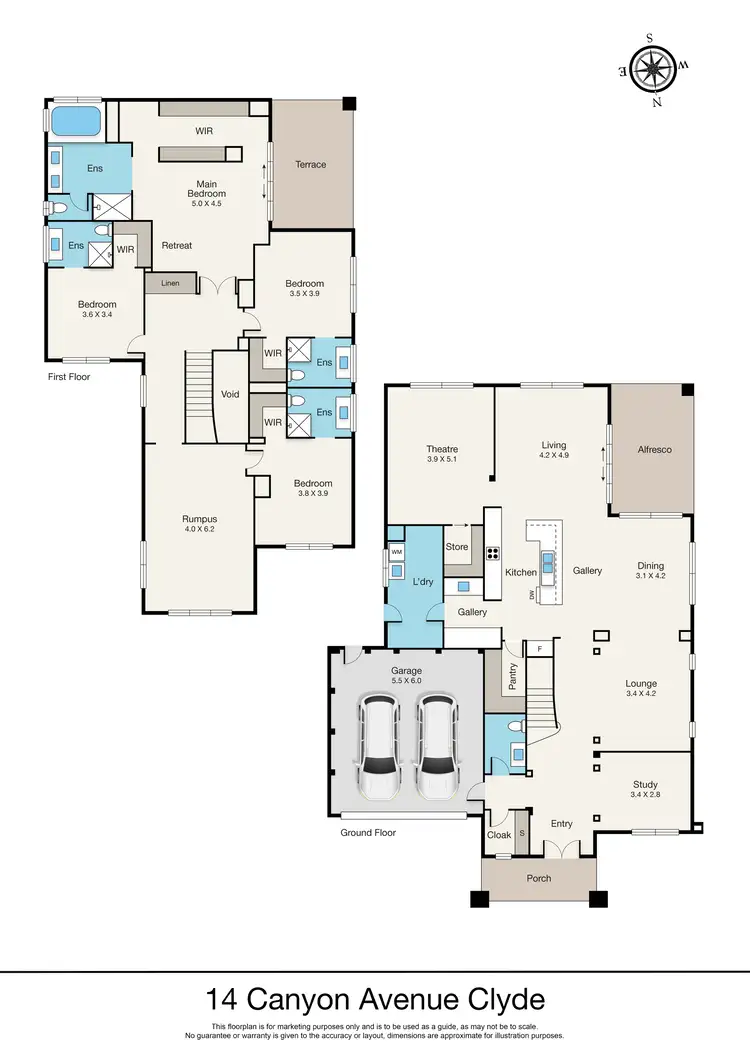 Floorplan of Homely house listing, 14 Canyon Avenue, Clyde VIC 3978