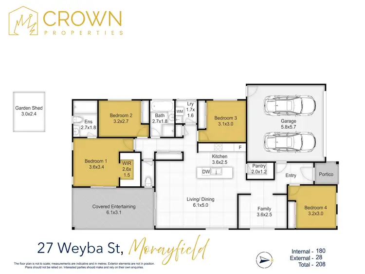 Floorplan of Homely house listing, 27 Weyba Street, Morayfield QLD 4506
