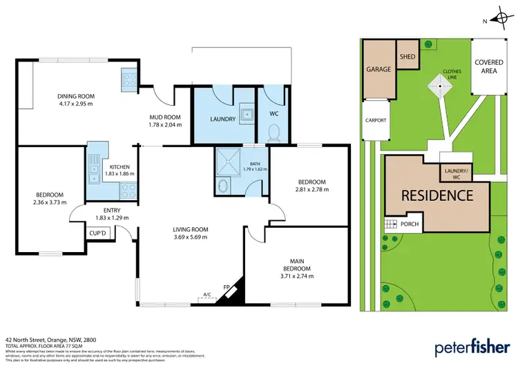 Floorplan of Homely house listing, 42 North Street, Orange NSW 2800