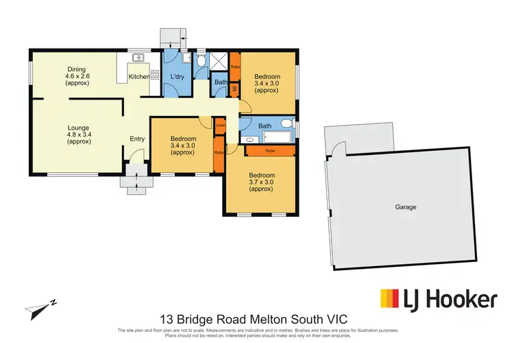 Floorplan of Homely house listing, 13 Bridge Road, Melton South VIC 3338