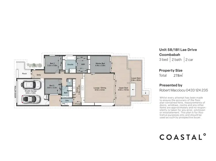 Floorplan of Homely house listing, 58/181 Lae Drive, Coombabah QLD 4216