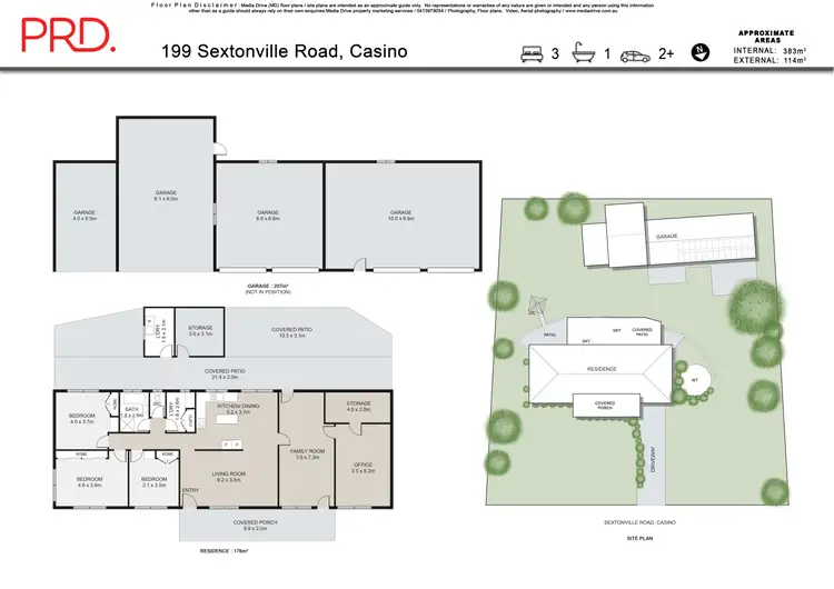 Floorplan of Homely house listing, 199 Sextonville Road, Casino NSW 2470