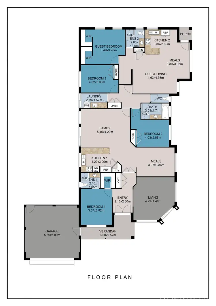Floorplan of Homely house listing, 87 Campbell Road, Canning Vale WA 6155