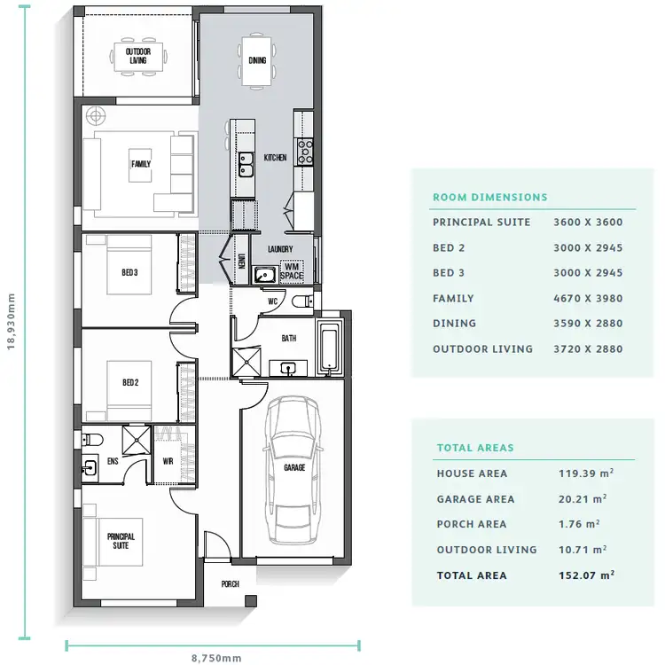 Floorplan of Homely house listing, 18 Andreas Way, Ripley QLD 4306