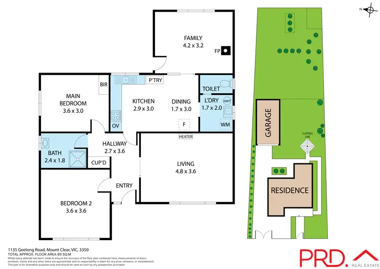 Floorplan of Homely house listing, 1135 Geelong Road, Mount Clear VIC 3350