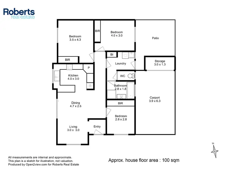 Floorplan of Homely unit listing, 2/8 Walker Street, Sorell TAS 7172