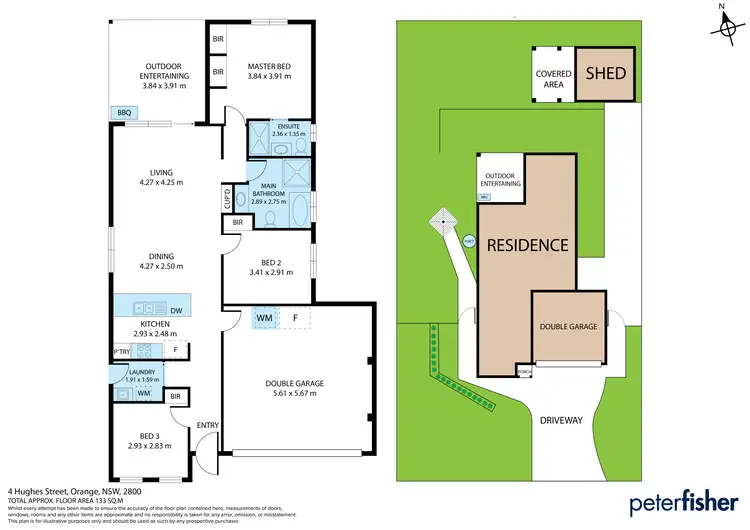 Floorplan of Homely house listing, 4 Hughes Street, Orange NSW 2800