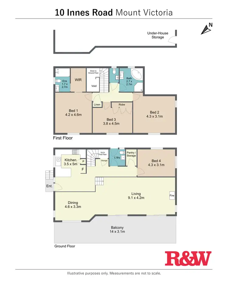 Floorplan of Homely house listing, 10 Innes Road, Mount Victoria NSW 2786